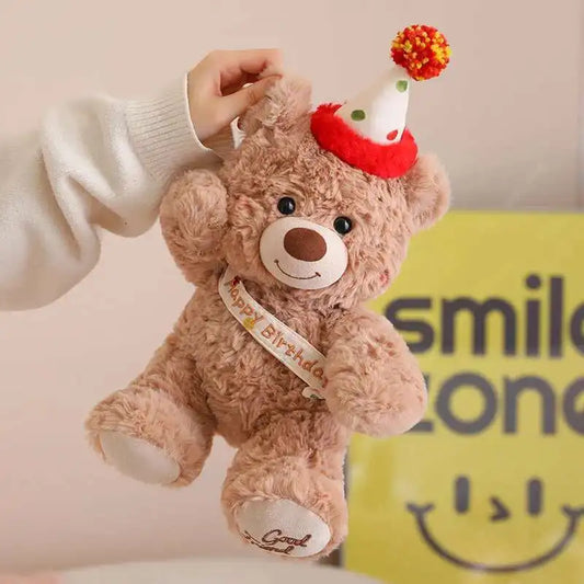Happy Birthday Plush Bear & Bunny