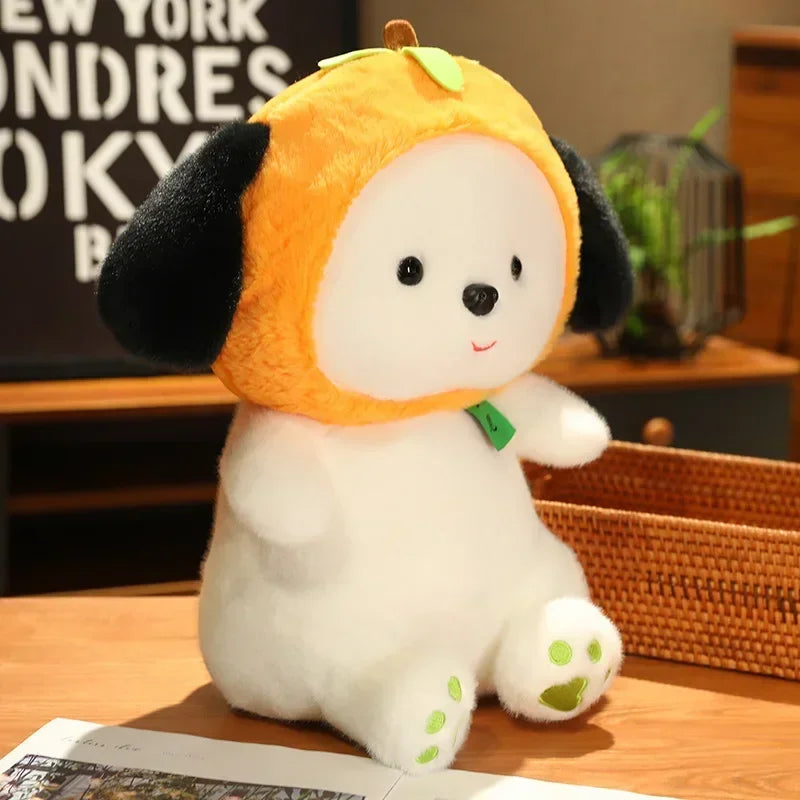 Tiny Persimmon Puppy Plush