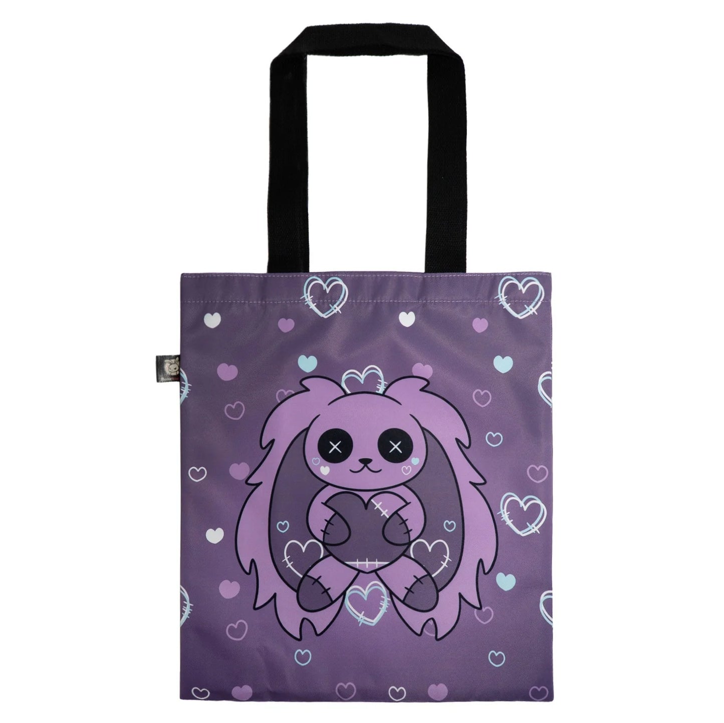 Purple Long Ear Bunny Plush