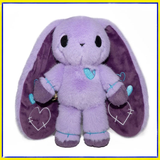 Purple Long Ear Bunny Plush