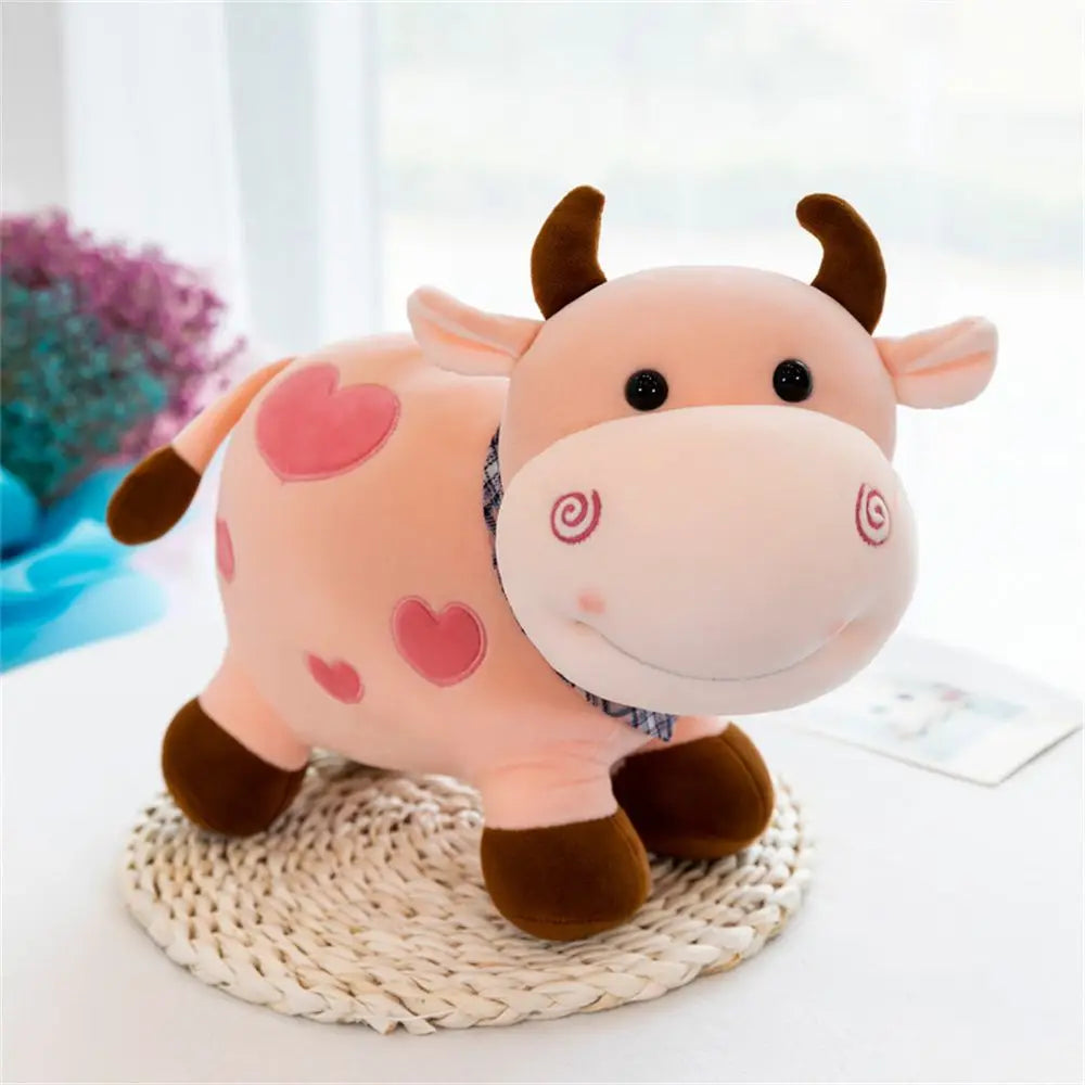 Cute Farm Cow Plush Doll