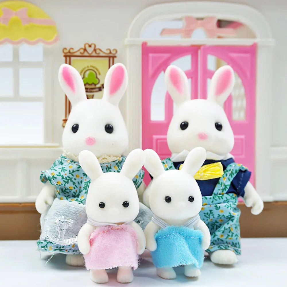 Mini Forest Animal Dollhouse Set