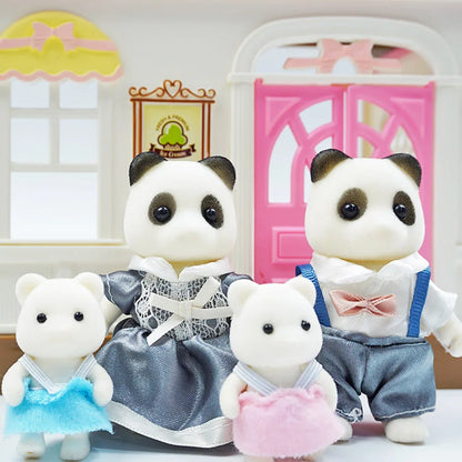 Mini Forest Animal Dollhouse Set