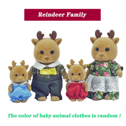 Mini Forest Animal Dollhouse Set