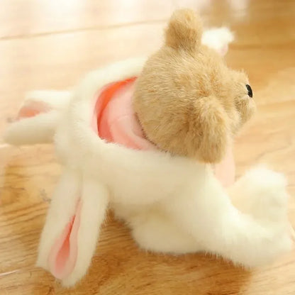 2-in-1 Bunny Teddy Plush – Cuddle Toy