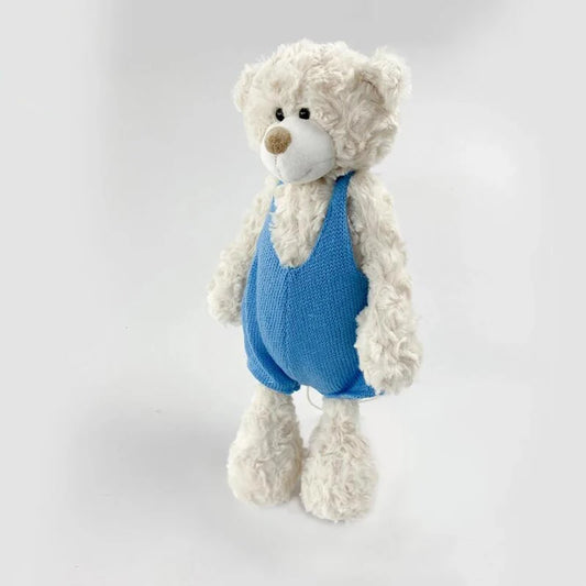 Classic Teddy Bear Plush – Cozy Outfit Edition