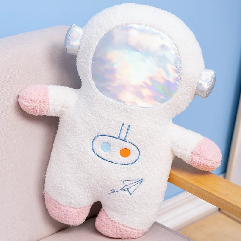 GalaxyCuddle Astronaut Plush Pillow 🚀💛