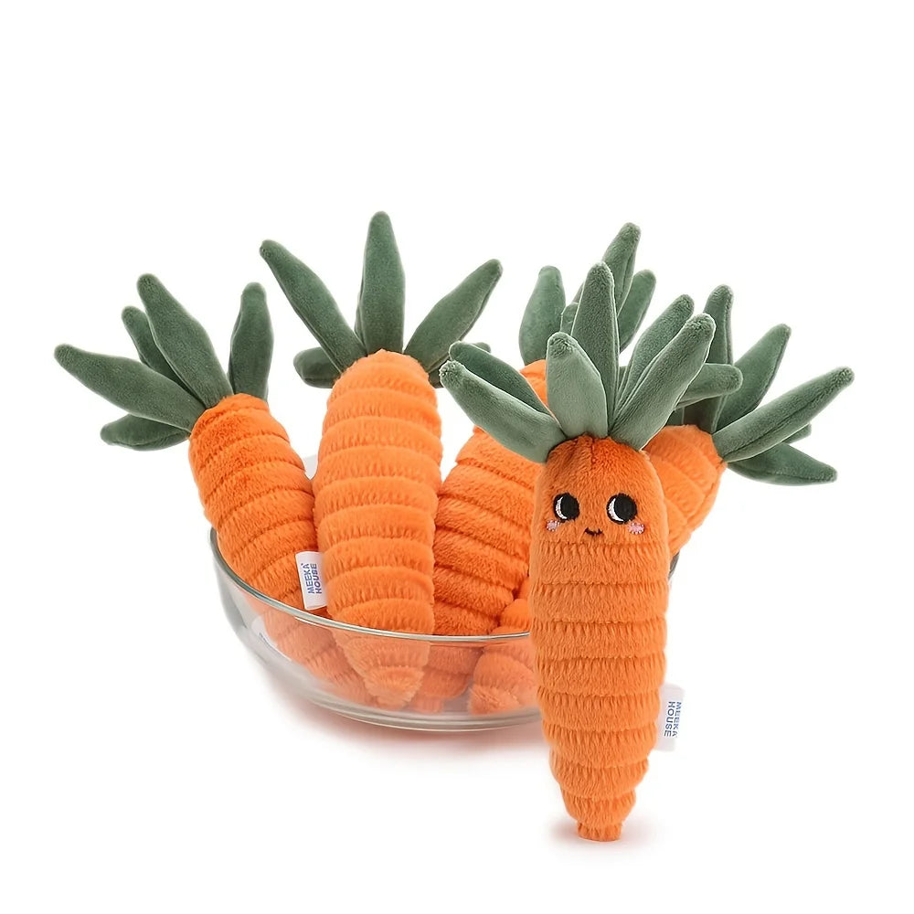 Cartoon Fruit & Veggie Plush Toy