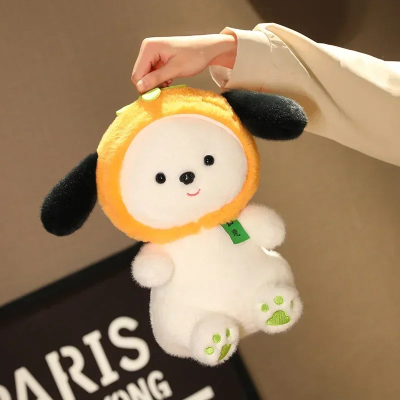 Tiny Persimmon Puppy Plush