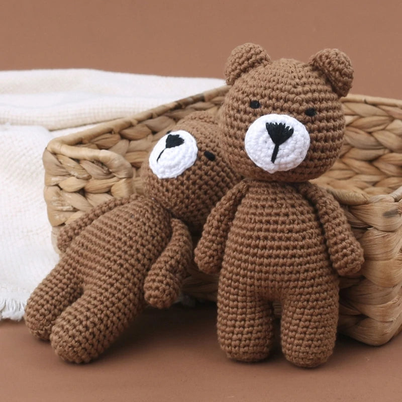 Handmade Crochet Animals- Cotton Knitted Plush Companion