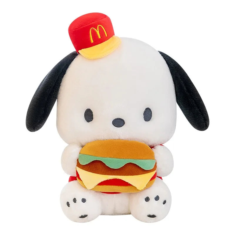 Cute Burger Puppy Plush Toy