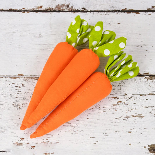 Bunny Garden Easter Carrot Plush Set