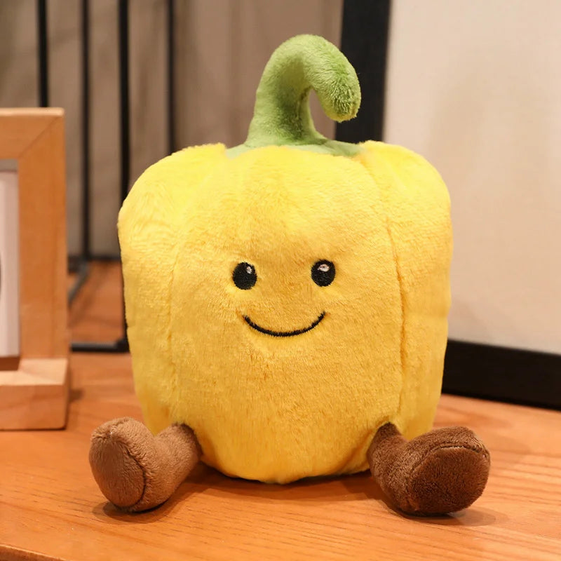 Cartoon Fruit & Veggie Plush Toy