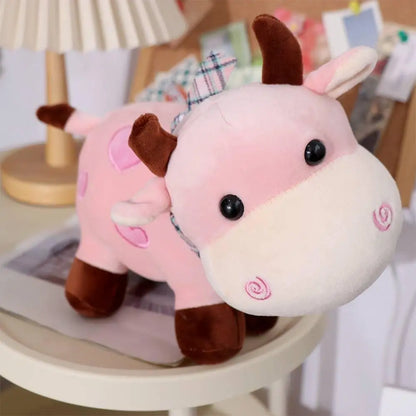 Cute Farm Cow Plush Doll