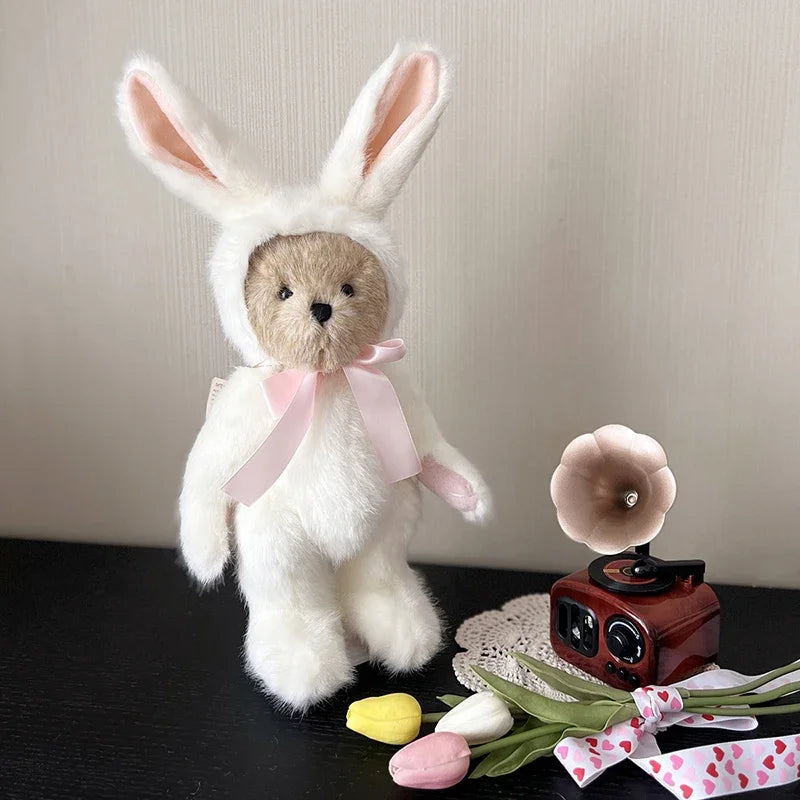 2-in-1 Bunny Teddy Plush – Cuddle Toy