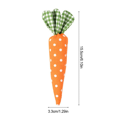 Bunny Garden Easter Carrot Plush Set
