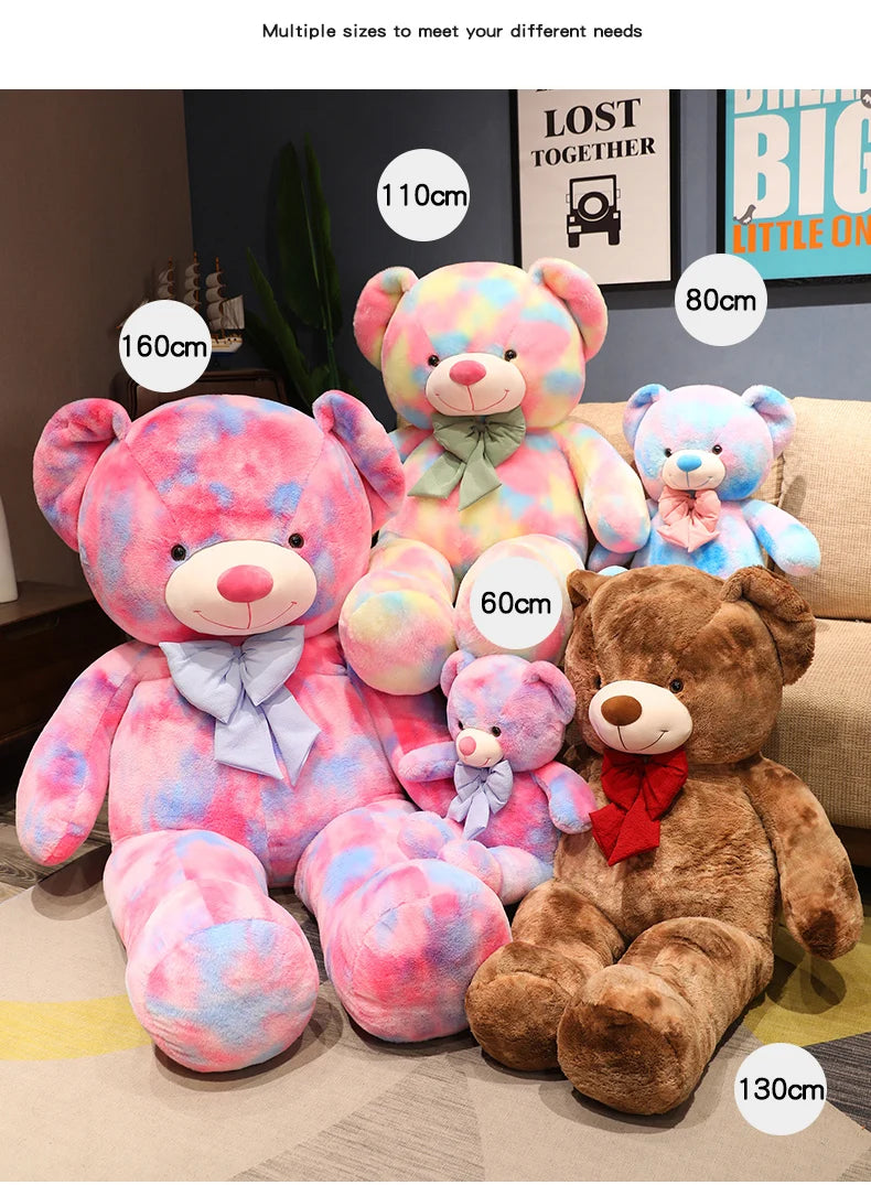 Large Bow Teddy Bear Plushy