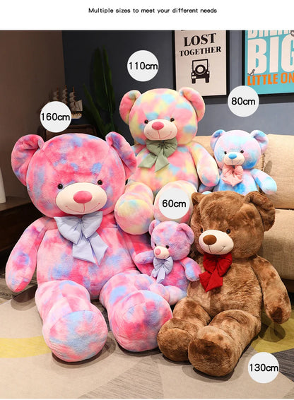 Large Bow Teddy Bear Plushy