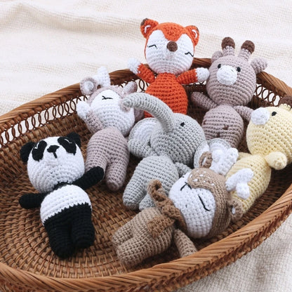 Handmade Crochet Animals- Cotton Knitted Plush Companion