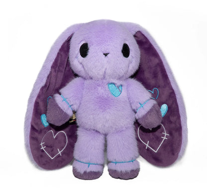 Purple Long Ear Bunny Plush