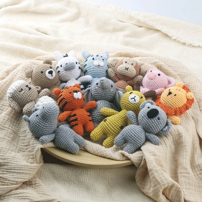 Handmade Crochet Animals- Cotton Knitted Plush Companion