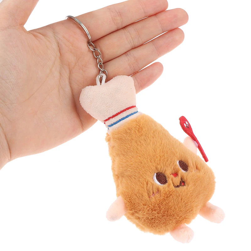 Mini Fast Food Plush Keychain