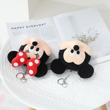 Mickey, Minnie & Pluto Plushy Keychains