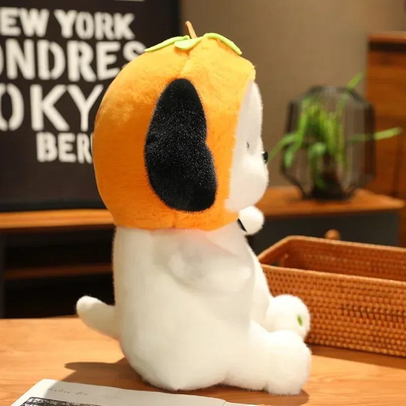 Tiny Persimmon Puppy Plush