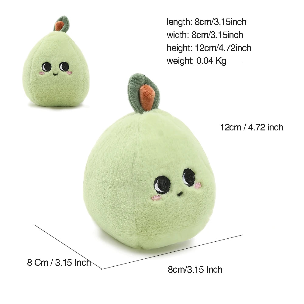 Cartoon Fruit & Veggie Plush Toy