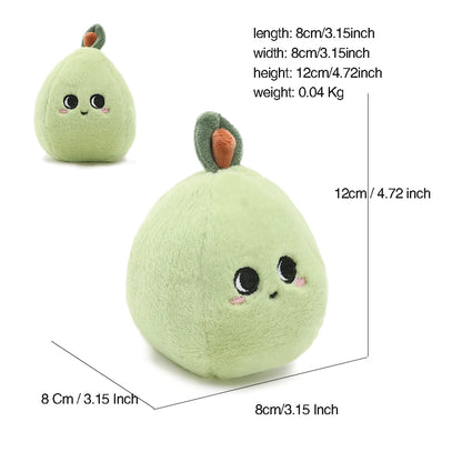Cartoon Fruit & Veggie Plush Toy