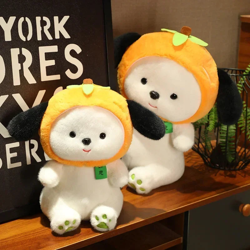 Tiny Persimmon Puppy Plush