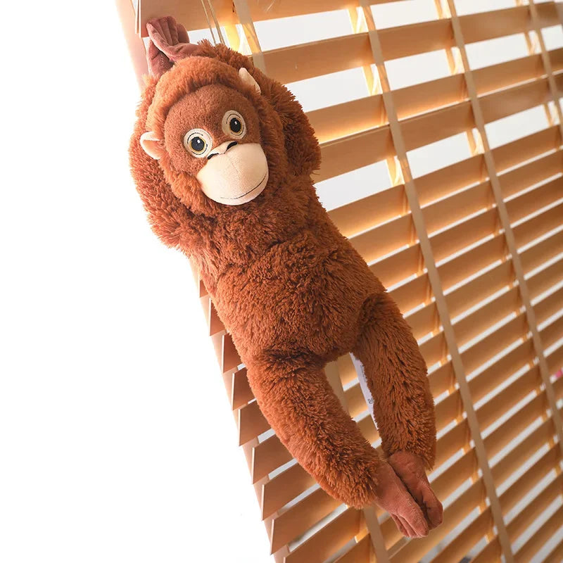 Orangutan Cuddle Plush Punch - Comfort Companion Plush Gorilla Soft Stuffed Plushy