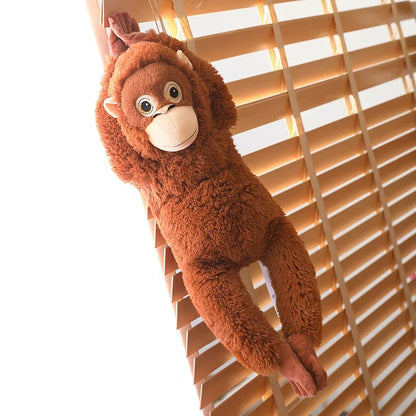 Orangutan Cuddle Plush Punch - Comfort Companion Plush Gorilla Soft Stuffed Plushy