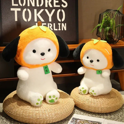 Tiny Persimmon Puppy Plush