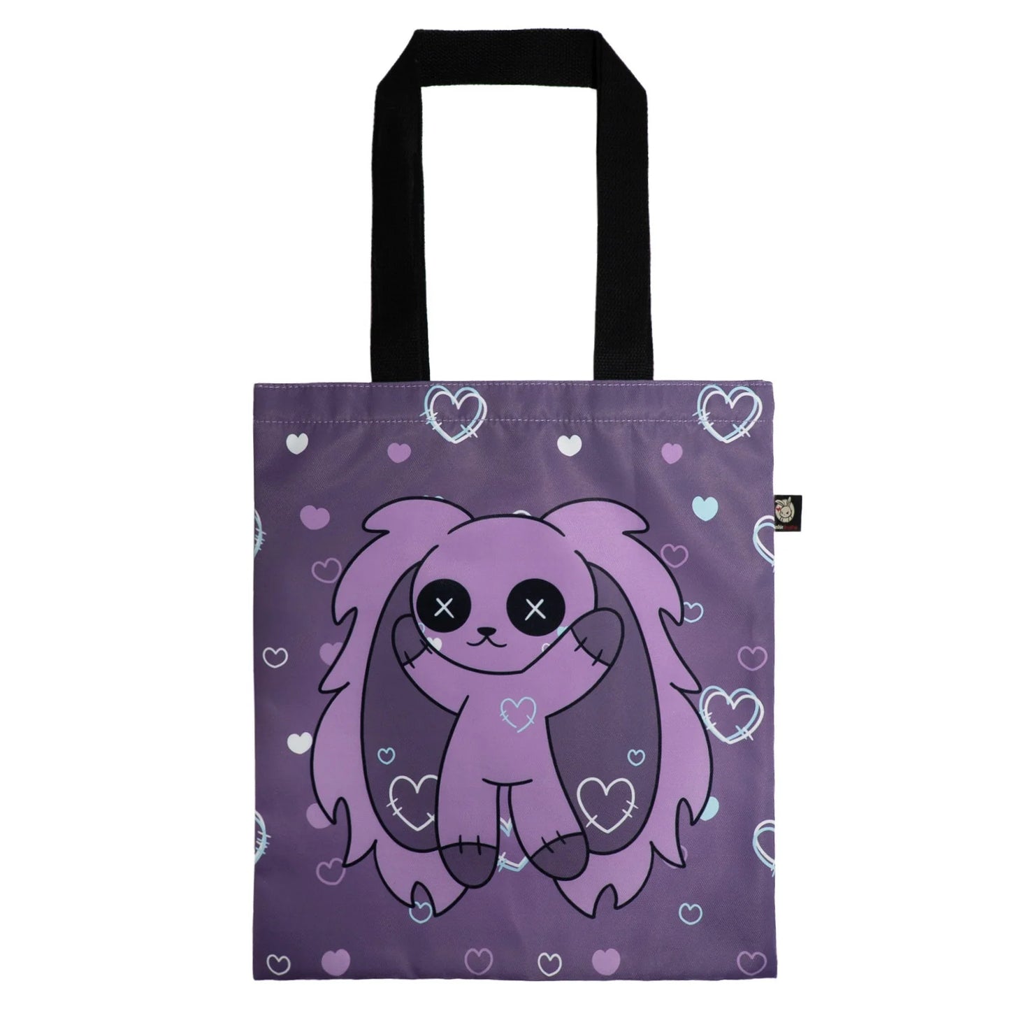 Purple Long Ear Bunny Plush