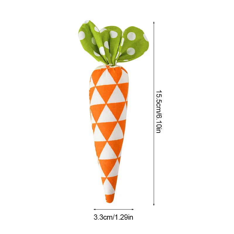 Bunny Garden Easter Carrot Plush Set