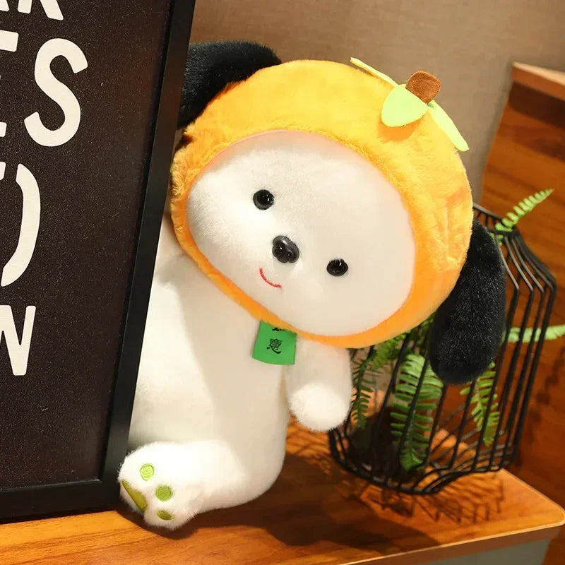 Tiny Persimmon Puppy Plush