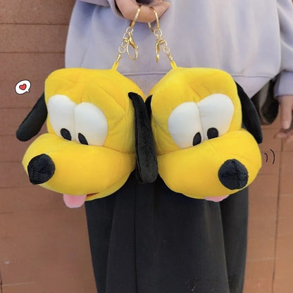 Mickey, Minnie & Pluto Plushy Keychains