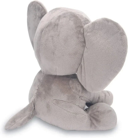 Gray & Pink Elephant Plush- Ultra-soft Comfort Pillow