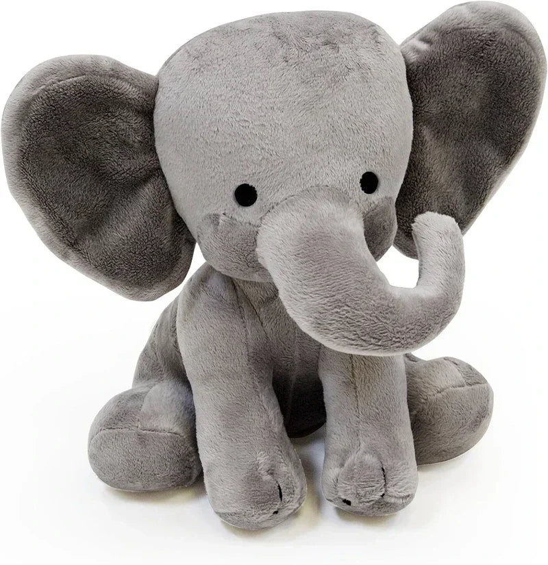 Gray & Pink Elephant Plush- Ultra-soft Comfort Pillow