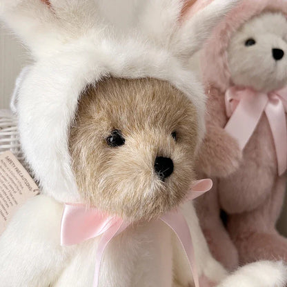 2-in-1 Bunny Teddy Plush – Cuddle Toy