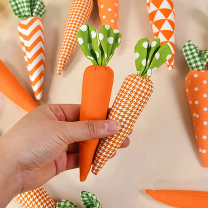 Bunny Garden Easter Carrot Plush Set