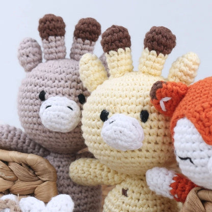 Handmade Crochet Animals- Cotton Knitted Plush Companion