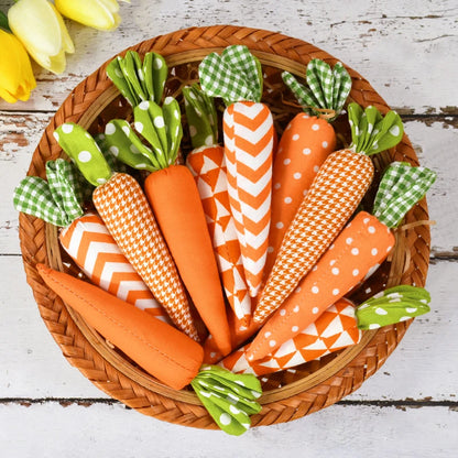 Bunny Garden Easter Carrot Plush Set