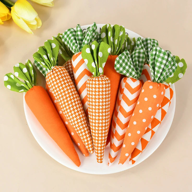 Bunny Garden Easter Carrot Plush Set