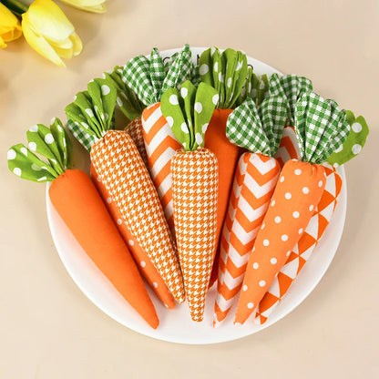 Bunny Garden Easter Carrot Plush Set