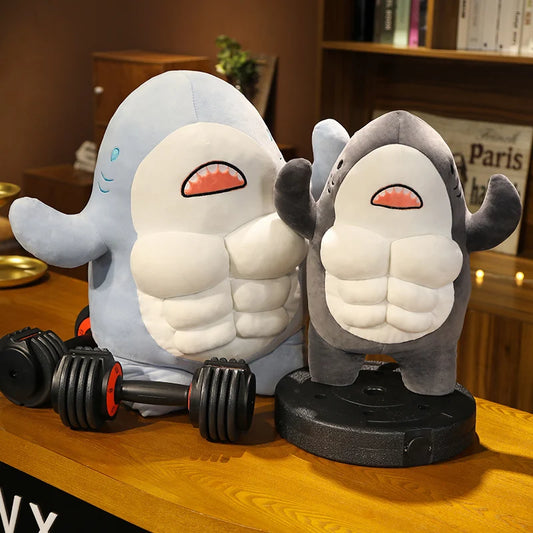 Muscle Shark Plushy
