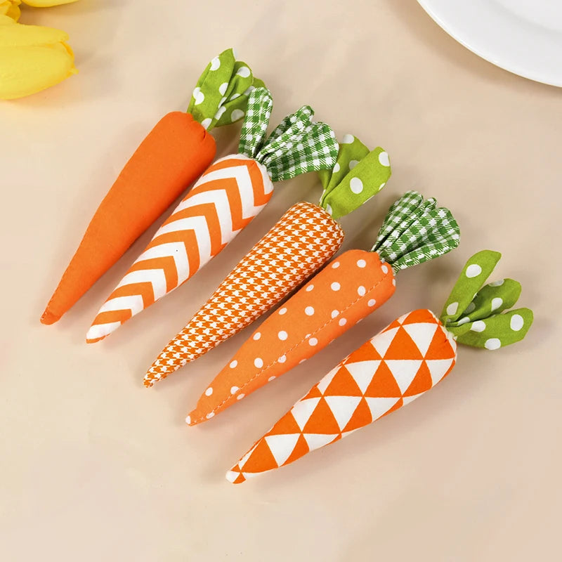 Bunny Garden Easter Carrot Plush Set