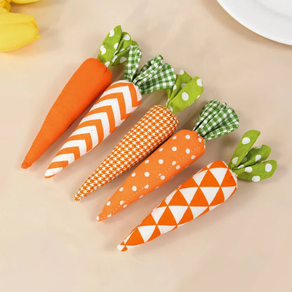 Bunny Garden Easter Carrot Plush Set
