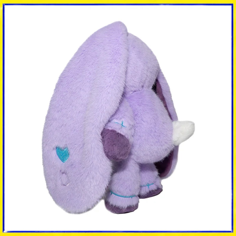 Purple Long Ear Bunny Plush
